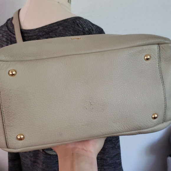 Lauren Ralph Lauren Beige Leather Crossbody - Picture 8 of 8